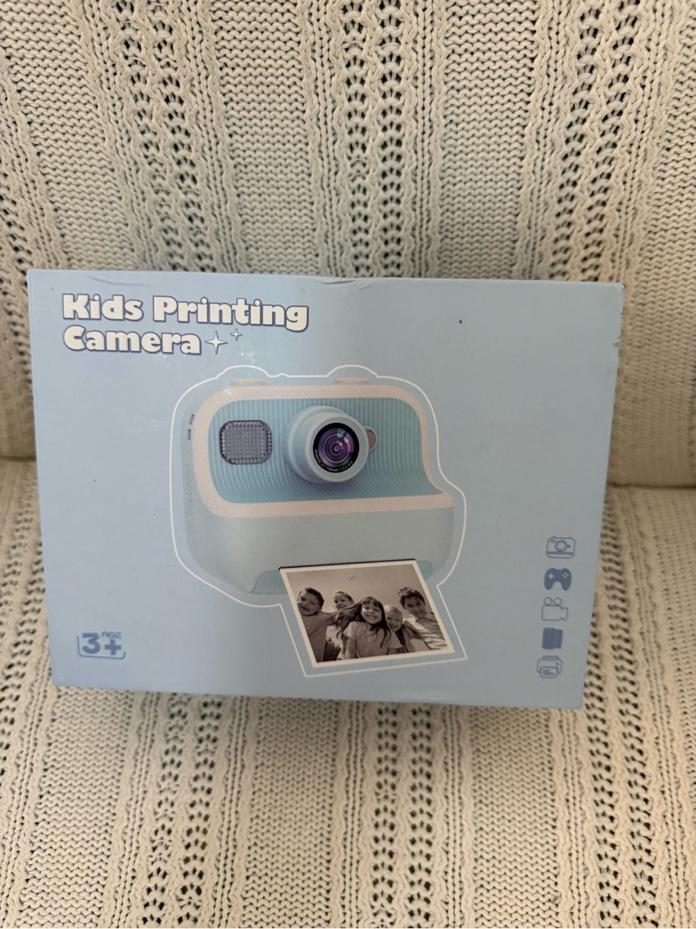 Kids Instant Print Camera - Light Blue